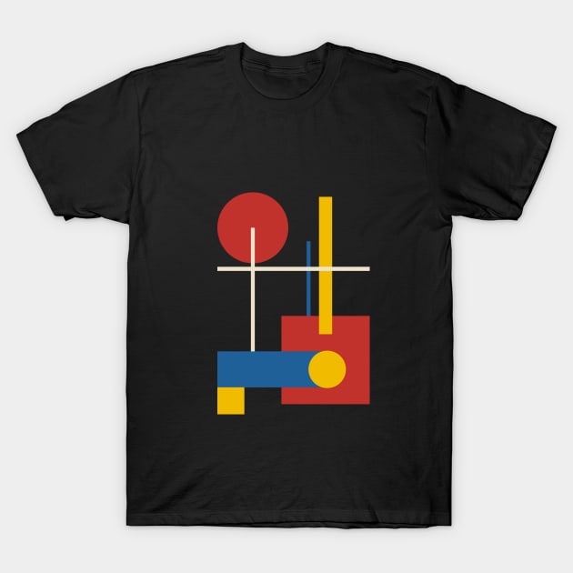 Bauhaus Composition Prima T-Shirt by Revived.Arts